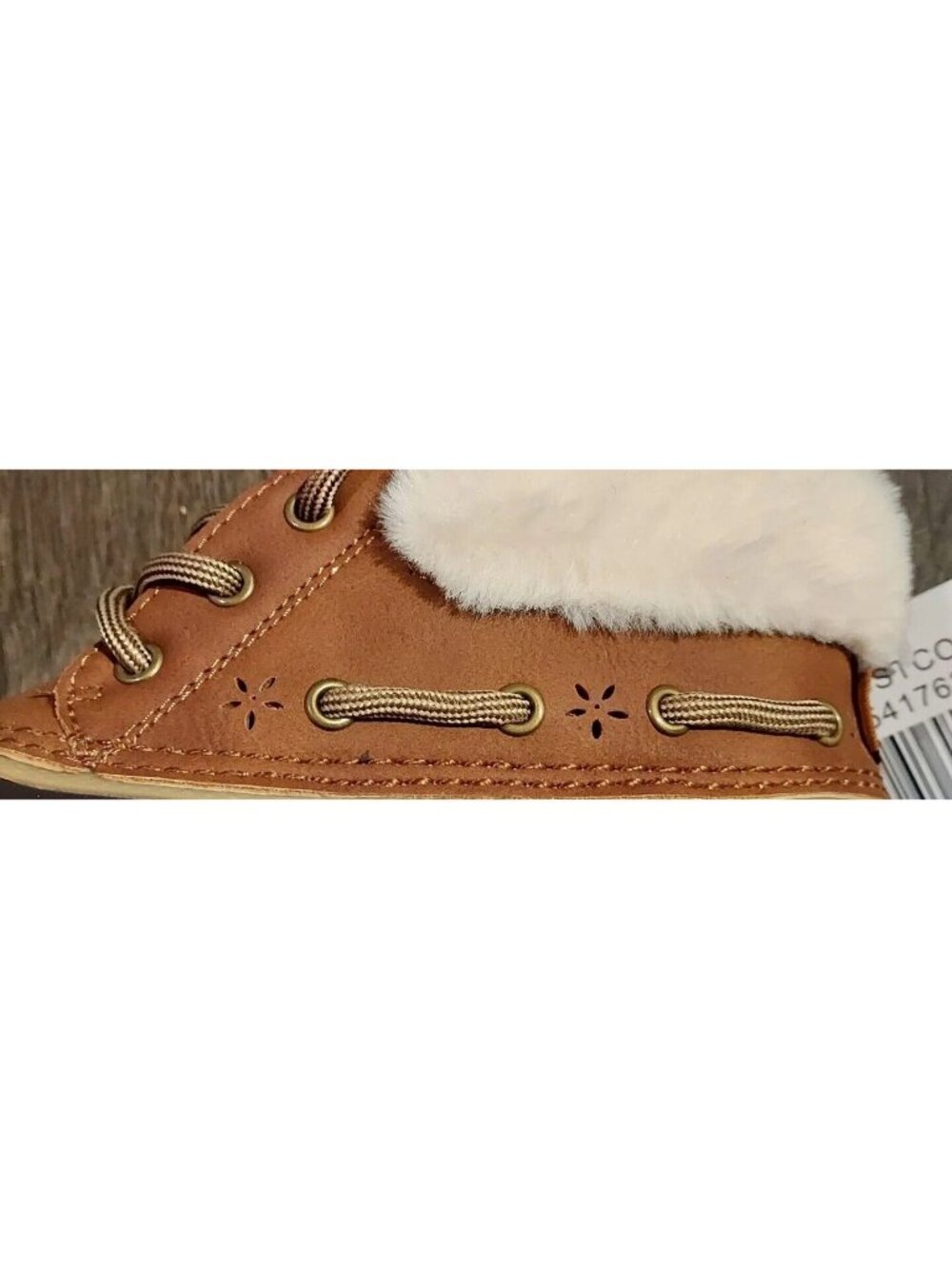 Jsport Mary Women's Size 7 Waterproof Faux Fur Duck Boot, Brown - Picture 6 of 12